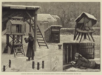 Observatoire de Greenwich, photographie de la température; méthode de lecture des thermomètres profondément enfoncés